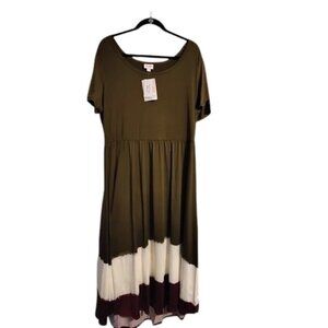 LuLaRoe Riley Midi Dress NWT